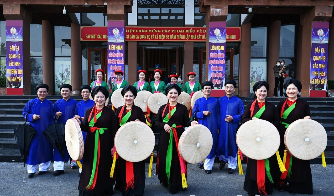 Không gian trưng bày di sản Quan họ Bắc Ninh