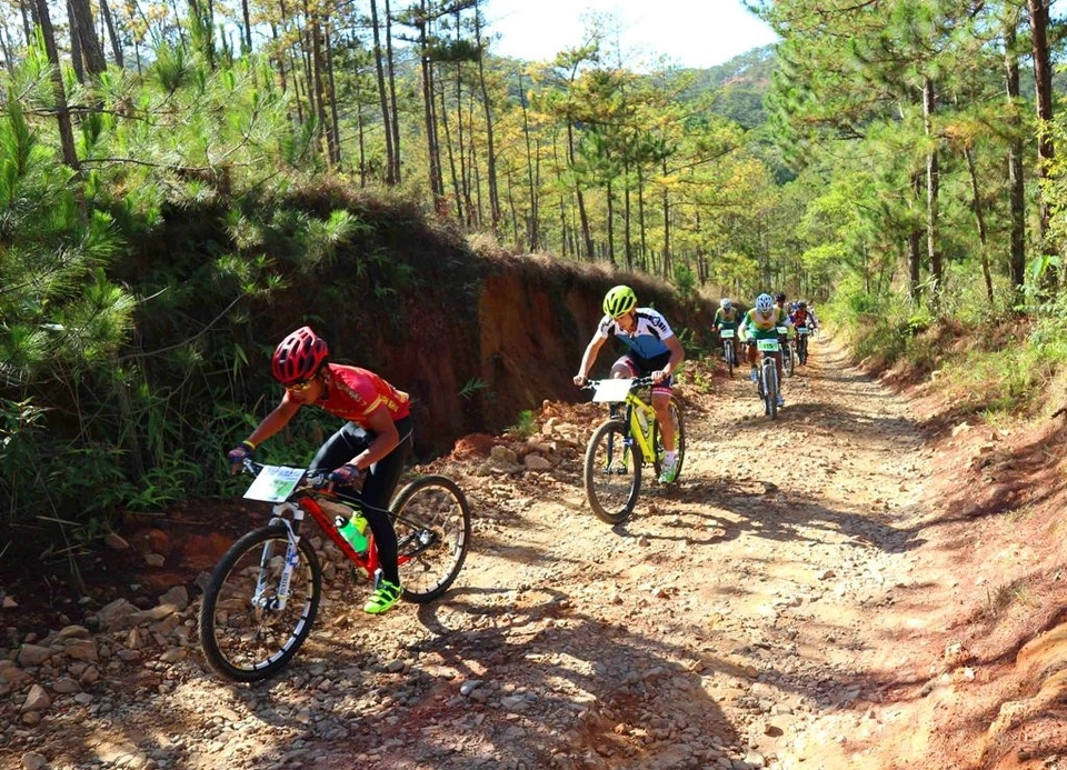 Giải đua xe đạp địa hình (MTB) băng rừng Cao su